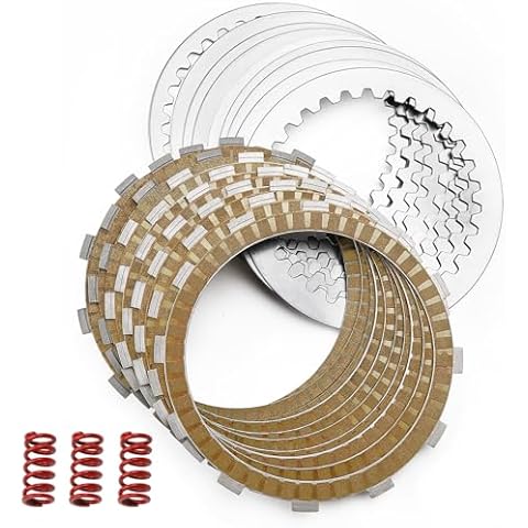 kekykm Friction Steel Plate Clutch Disc Kit compatible with Harley Davidson Touring 2017-Up Softail 2018-Up Replace of P/N 37000287 303-30-10019 Electra Road Street Glide Road King Milwaukee 8 Cover