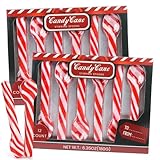 Sweetzo Christmas Candy Cane Spoons, Hot Chocolate and Coffee Peppermint Stirrers - 24 Total Pieces (Pack of 2)