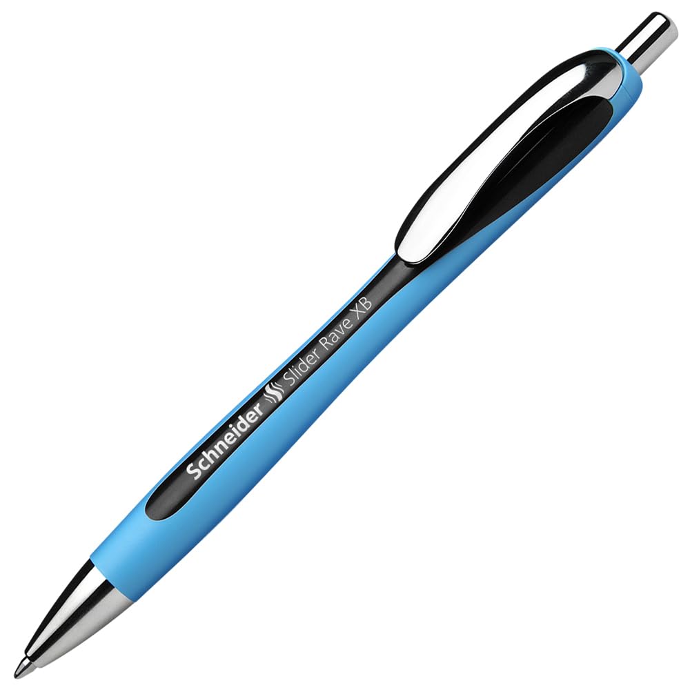 Schneider Slider Rave Ballpoint Pen - Black / Single - Refillable Ballpoint Pen