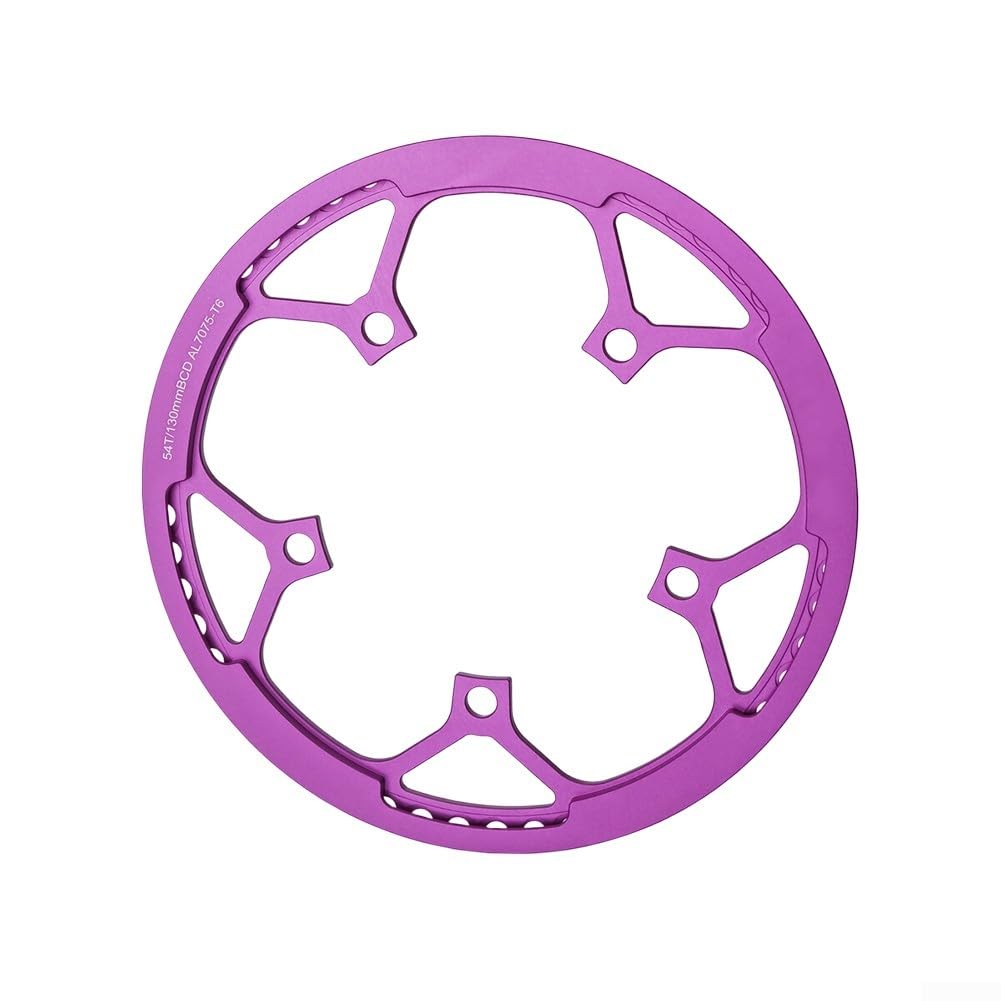Plateau 130BCD 54T en alliage d'aluminium CNC pour vélo pliant