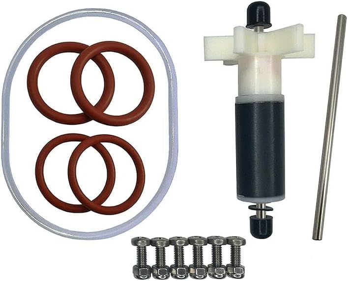 Aosnom P4071 58113 Hot Tub Water Pump E02 Repair Kit for Coleman Lay-Z-Spa w/Impeller & Shafts