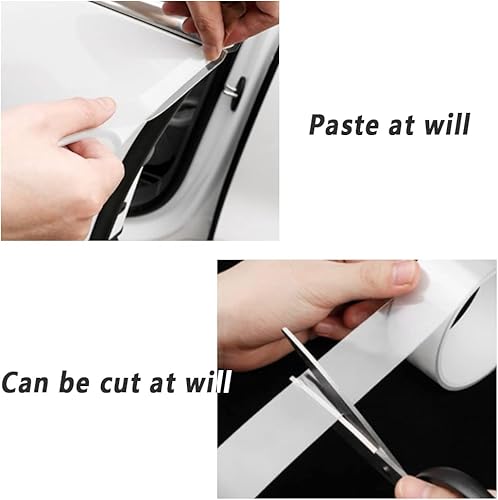 Miniatura 5 de Protector de umbral de puerta de automóvil contra arañazos, película de vinilo autoadhesiva extraíble de 2 pulgadas x 16.4 pies, resistente al agua