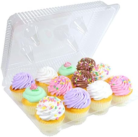 1 Dozen Cupcake Container (12 cavities), 100 ct.