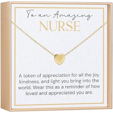 OLGAS GEMS Registered Nurse Necklace, Nurse Gifts for Women, Rn Gifts for Nurses, Nurse Appreciation Gifts, Future Nurse Graduation Gift Cover