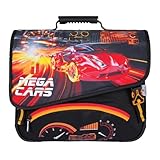 cartable benfica Décor en peluche, broderie, sérigraphie et paillettes dorées. Tirettes de zip façon peluche.