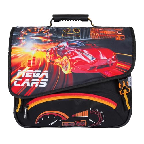 Oberthur - 1 cartable Megacars - Dimension 16 x 38 x 34 cm - 2 compartiments