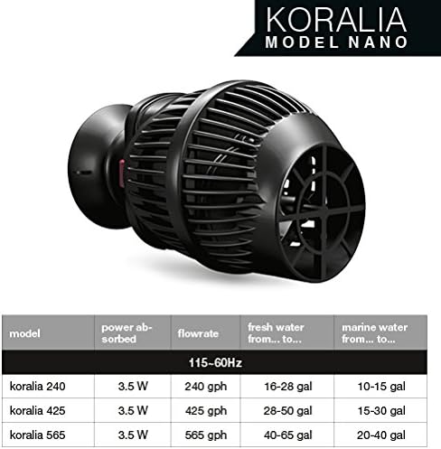 Miniatura 3 de Bomba de circulación Hydor Koralia para acuario, 240, 425, 565 GPH