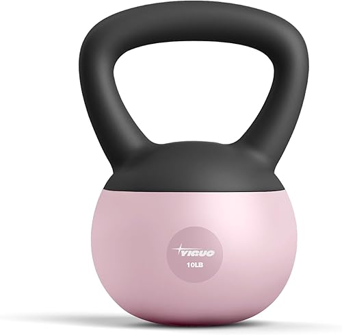 Miniatura 1 de Pesa rusa suave, pesa rusa de 10 libras, agarre antideslizante para entrenamientos en casa, base acolchada de lados suaves, pesa rusa de