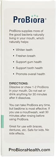 Miniatura 8 de ProBiora ProBiora Probióticos Orales de Fuerza Profesional para Dientes y encías  Probiótico dental para la salud bucal  Tratamiento del mal aliento