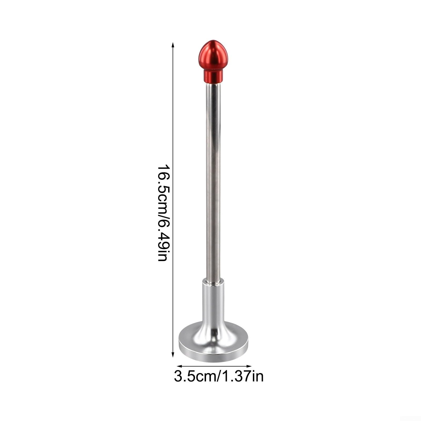 Allineamento magnetico per mazza da golf, guida perpendicolare per colpi di precisione, strumento di pratica in metallo (rosso)