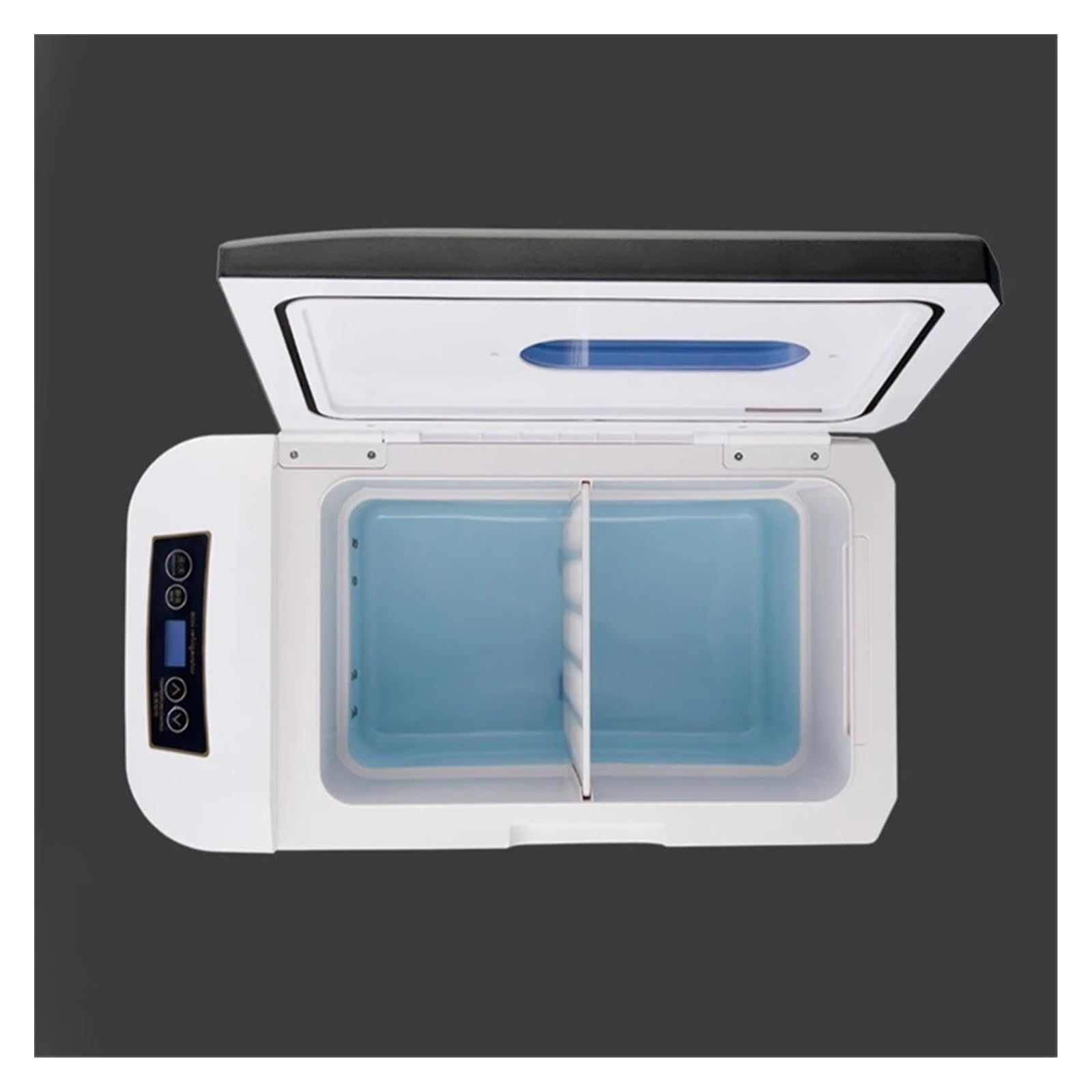 Mini refrigerador for Coche de 28 litros for Acampar al Aire Libre, electrodomésticos, refrigerador, Calentador, refrigeración y Calentamiento de 12/24 V.(EU Plug-AC220V)