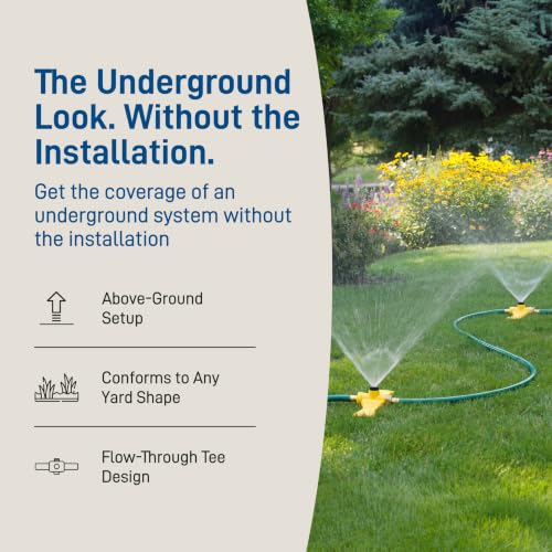 Orbit Port-A-Rain Hose Watering Sprinkler System, Green - 58092 - image 5