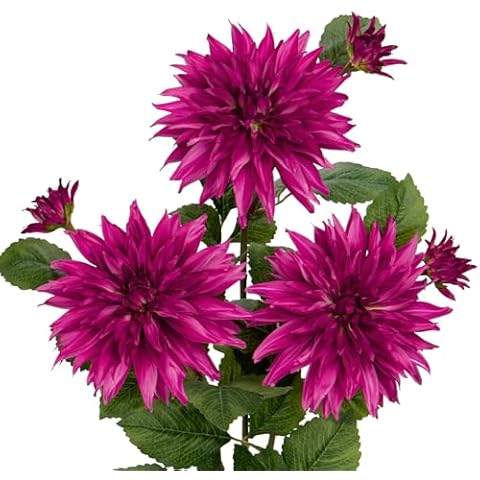 Hollyone 3Pcs Artificial Dahlia Flowers Cover