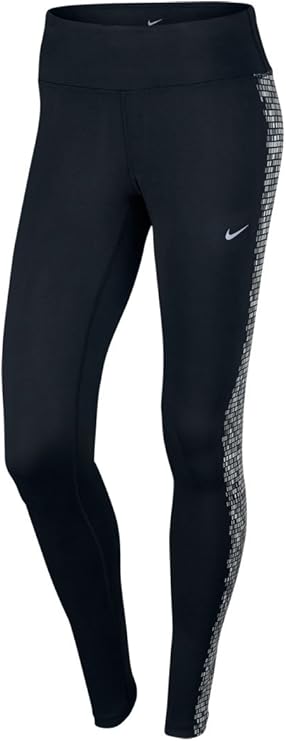 Amazon.com : Nike Womens Power Flash Epic Running Tight Black/Reflective Silver SM 29 : Clothing