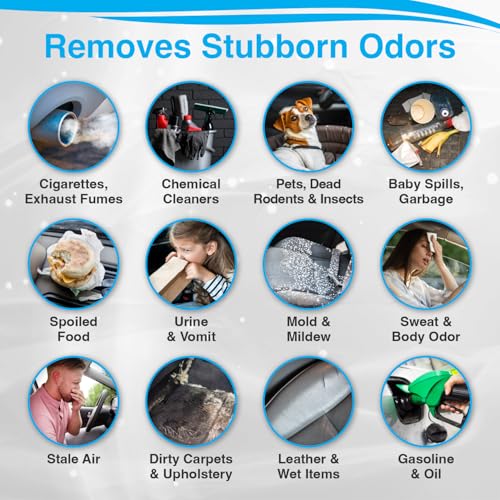 Biocide Systems Auto Shocker Strong Car Odor Eliminator, Eco-Friendly Chlorine Dioxide Odor Bomb for Vehicle Interior Up to 250 Cubic Feet - Image 4