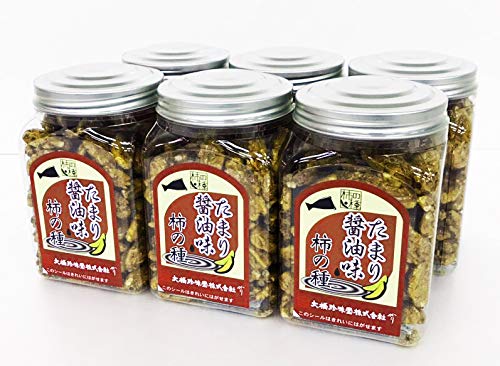 【手軽に食べることができるポットに入っています】大橋珍味堂 ポットシリーズ たまり醤油味 柿の種 6個(150g×6個)/常備 お菓子 おやつ おつまみ