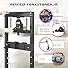 GarveeTech 20 T Heavy Duty Hydraulic Shop Press, Adjustable H Frame Hydraulic Shop Floor Press with Movable Plates, Overload Protection & Rust Resistant for Auto Repair, Black
