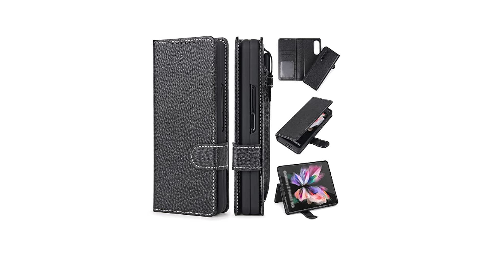 Samsung Galaxy Z Fold 3 512GB+ ケース+Sペン Amazon.com: Wallet Case for Samsung Galaxy Z Fold 3 with S