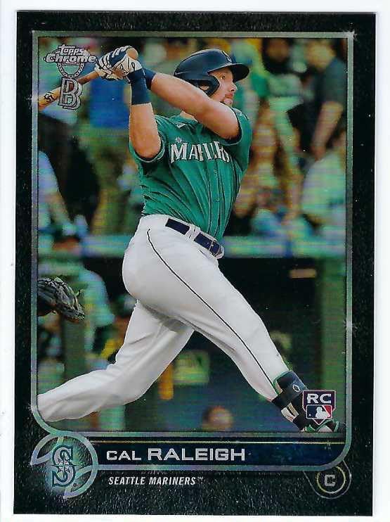 CAL RALEIGH 2022 Topps Chrome Ben Baller #149 Baseball Rookie Card RC Seattle Mariners