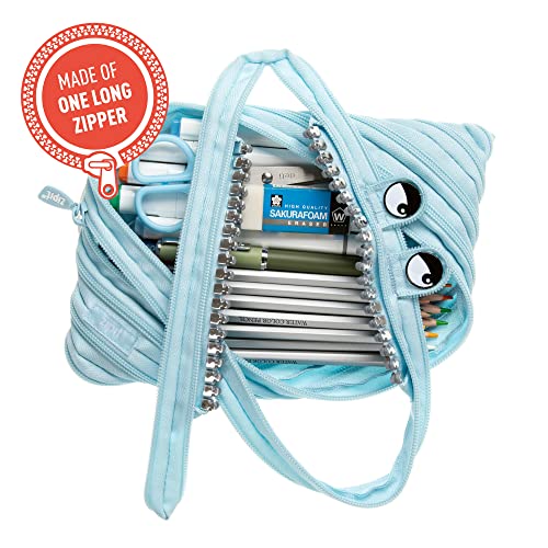 Image of ZIPIT Grillz Big Pencil Case, Light Blue