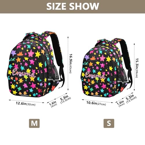 Sac à dos école étoiles noires pour accompagner la rentrée des classes