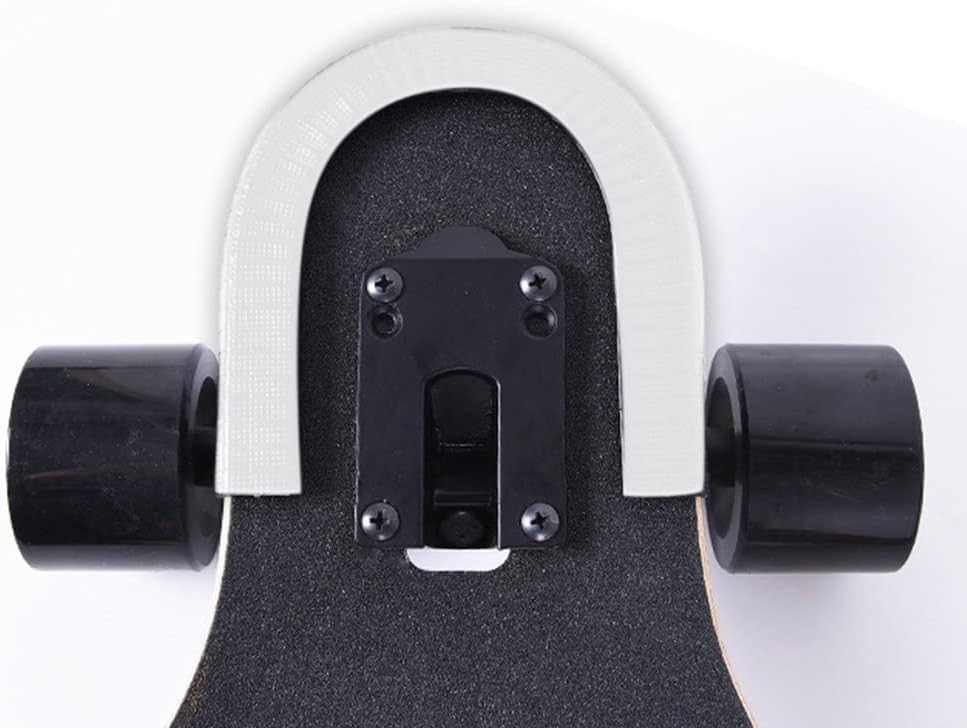 Skateboard Deck Guards Protector,Longboard Deck Edge Protection,Durable Shock Absorbing Rubber Cover with Excellent Grip Nose Guard and Tail Guard