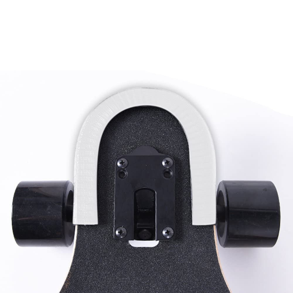 MAXPRO Skateboard Deck Guards Protector,Longboard Deck Edge Protection,Durable Shock Absorbing Rubber Cover with Excellent Grip Nose Guard and Tail