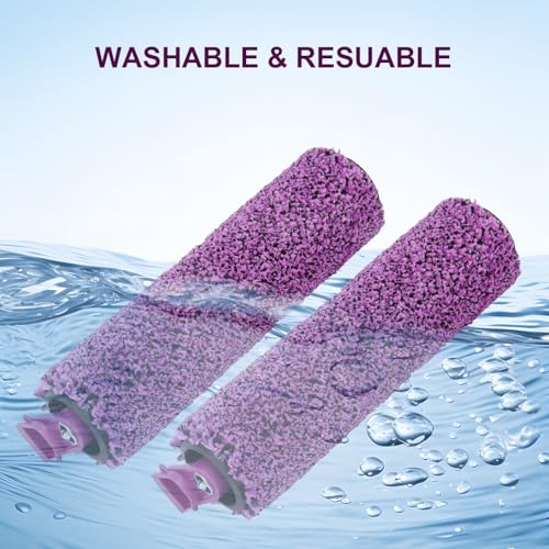 Image of SD201 Brush Roller for Shark Steam Pickup 3-in-1 Steam Mop SD200 /SD201 /SD201C /SD201Q /SD205 Vacuum Cleaner, 3 Brush Roll, 1 Cleaning Tool Replacement Parts Accessories Kit - 2 Pack