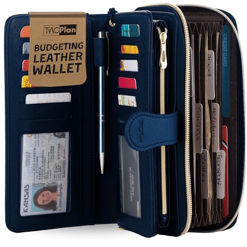 Multi-flap Budget Wallet for Cash Stuffing, Card, Check -Simplified Cash