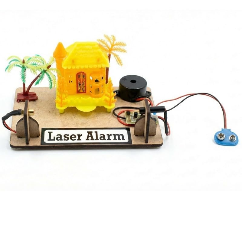 Laser Security Alarm System Experiment Science Project Working Model Ideas for School Exhibition Class 12 School Kids and Students STEM Learning Kit-picture-18