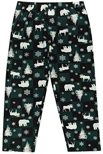 Mens Soft Pajama Pants With Pockets,Outdoorwear Lounge Bottom - Small - 5XL2