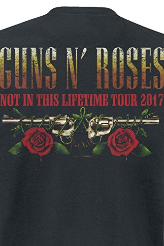 Guns N’ Roses Logo and Bullet Europe Tour 2017 Homme T-Shirt Manches Courtes Noir - Les Beatles, Paul McCartney, John Lennon, RIngo Starr, George Harrison Guns N' Roses Logo and Bullet Europe Tour 2017 Homme T-Shirt Manches Courtes Noir – Image 5