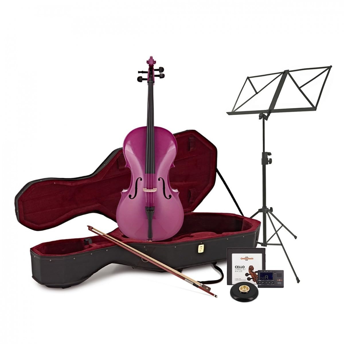 Gear4music Student Full Size Cello Beginner Pack