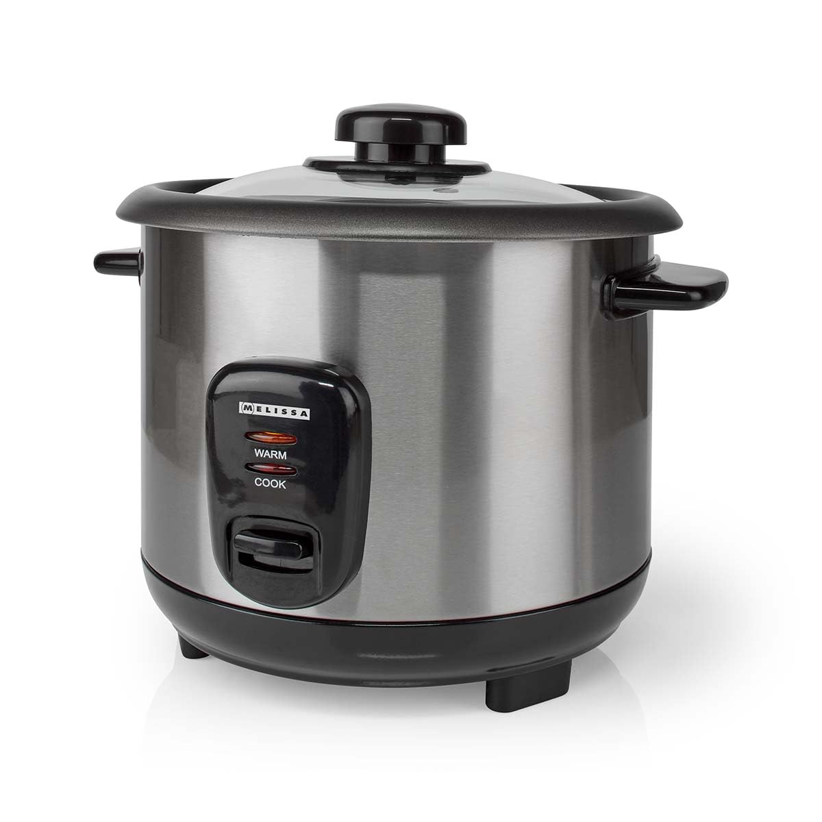 Melissa Cuociriso con capacità 1,0 l - 400 W - rivestimento antiaderente - alloggiamento in acciaio inox - inserto per cottura a vapore - funzione di mantenimento al caldo - spegnimento automatico