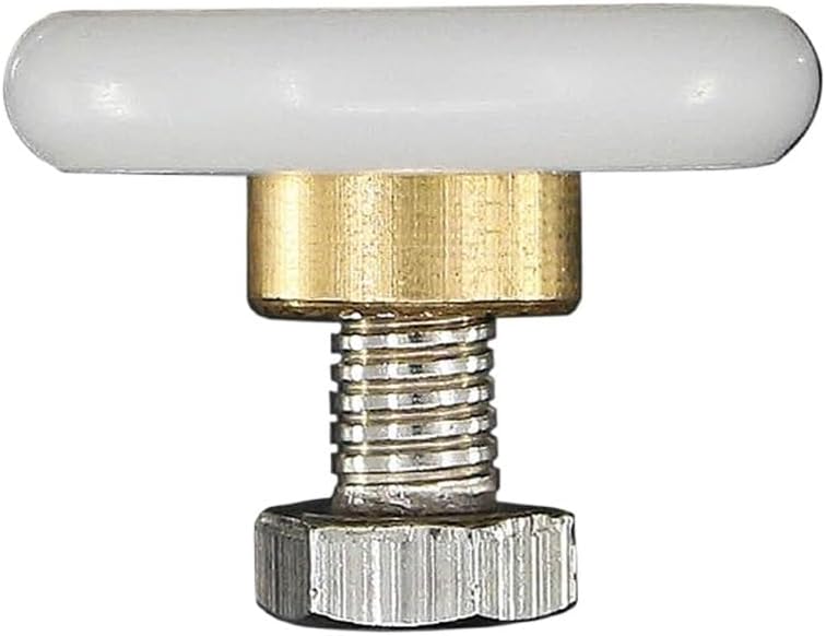 Shower Door Rollers ， 2 Pcs Durable Roller Shower Rooms Cabins Pulley Door Rollers/Runners/Wheels 19mm, 23mm, 25mm, 27mm Wheel Bathroom Spares(27mm)