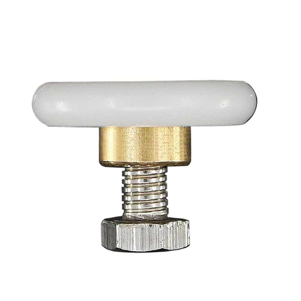 Shower Door Rollers 2 Pcs Durable Roller Shower Rooms Cabins Pulley Door Rollers/Runners/Wheels 19mm, 23mm, 25mm, 27mm Wheel Bathroom Spares(27mm)