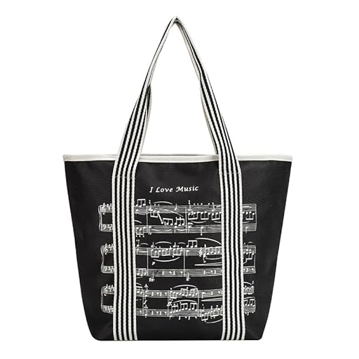 HilerPunk Bolso bandolera y bolsa de viaje de nailon 600D resistente al agua, bolsa de compras reutilizable con programa de música | Ya disponible en tu tienda friki favorita! En mundofriki.es!