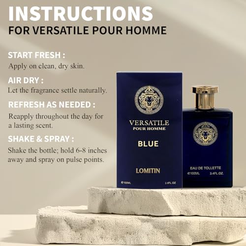 Lion Versatile Cologne for Men (3.4oz/100ml x 5pcs), Impression of Eros, Red Flame, Dylan Blue, Pour Homme & Oud Noir, Edt, (Pack of 5) - Image 6