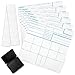 National Gun Trusts - Made in USA - FD-258 Fingerprint Card Kit Full 2025 (6 Cards + 1 Practice Card) w/Reusable Ink Pad, Correction Tabs, Instructions