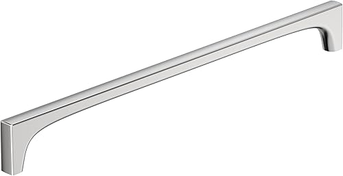 Amerock Merced 12-5/8 inch (320mm) Center-to-Center Polished Chrome Cabinet Pull