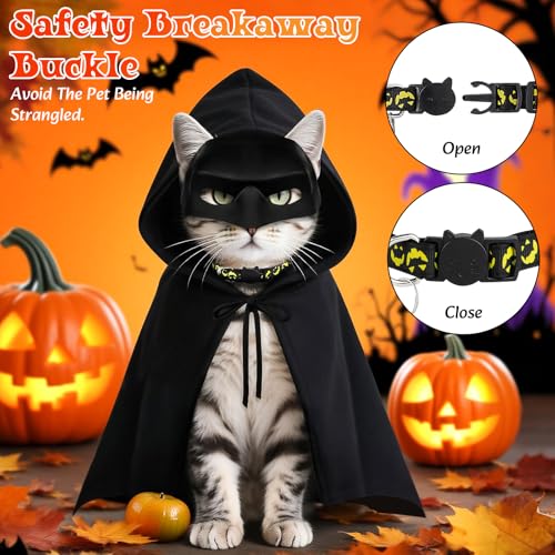 3-PCS-Cat-Bat-Mask-Halloween-Costumes-Accessories-Bat-Mask-Cloak-and-Halloween-Cat-Collar-Pet-Costumes-Clothes-for-Cats-Bat-Cat-Cosplay-Apparel