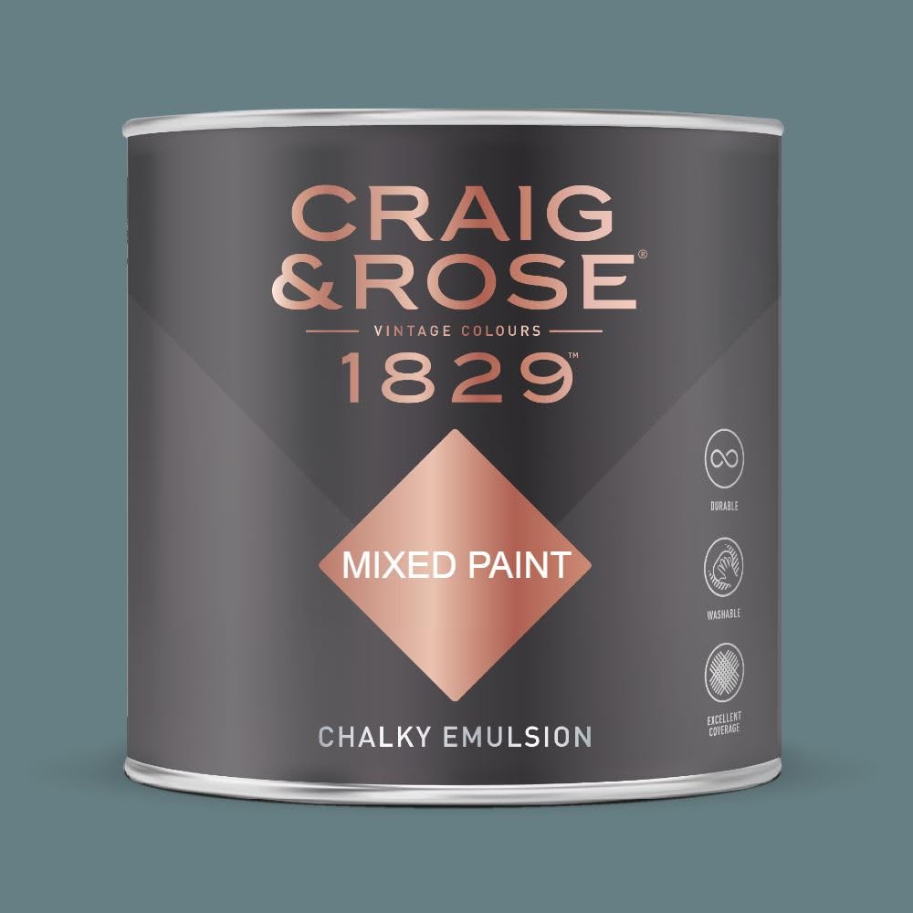 Paint Stop CRAIG & ROSE 1829 CHALKY EMULSION SAXE BLUE 750ML