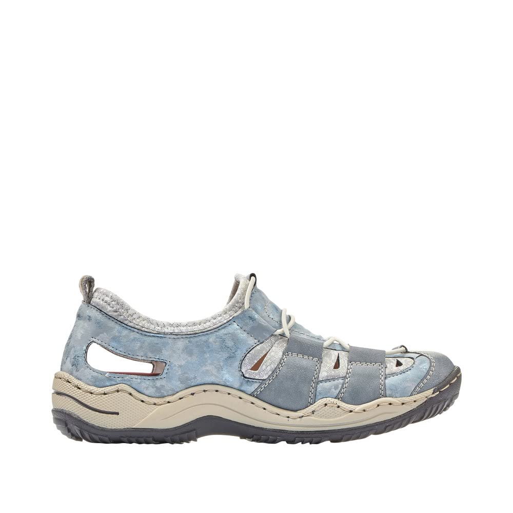 Rieker Damen Slip-On Sneaker L0539, Frauen Halbschuhe, lose Einlage
