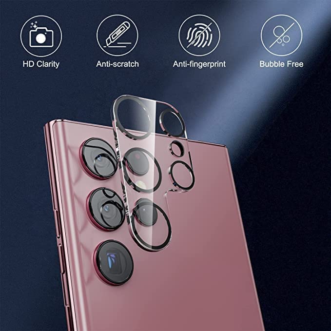 Image of For Xiaomi Redmi Note 13 5G Back Camera Lens Screen Protector 9H 3D Anti Shock /Anti-Scratch /Camera Tempered Glass-Black