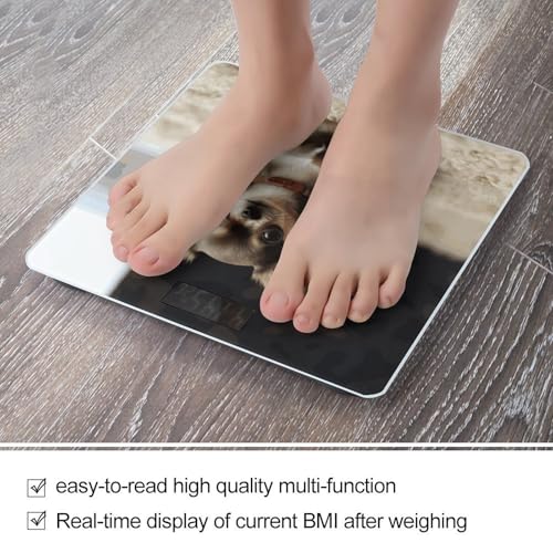 Báscula digital para baño Cute Chihuahua de alta precisión miniatura 5