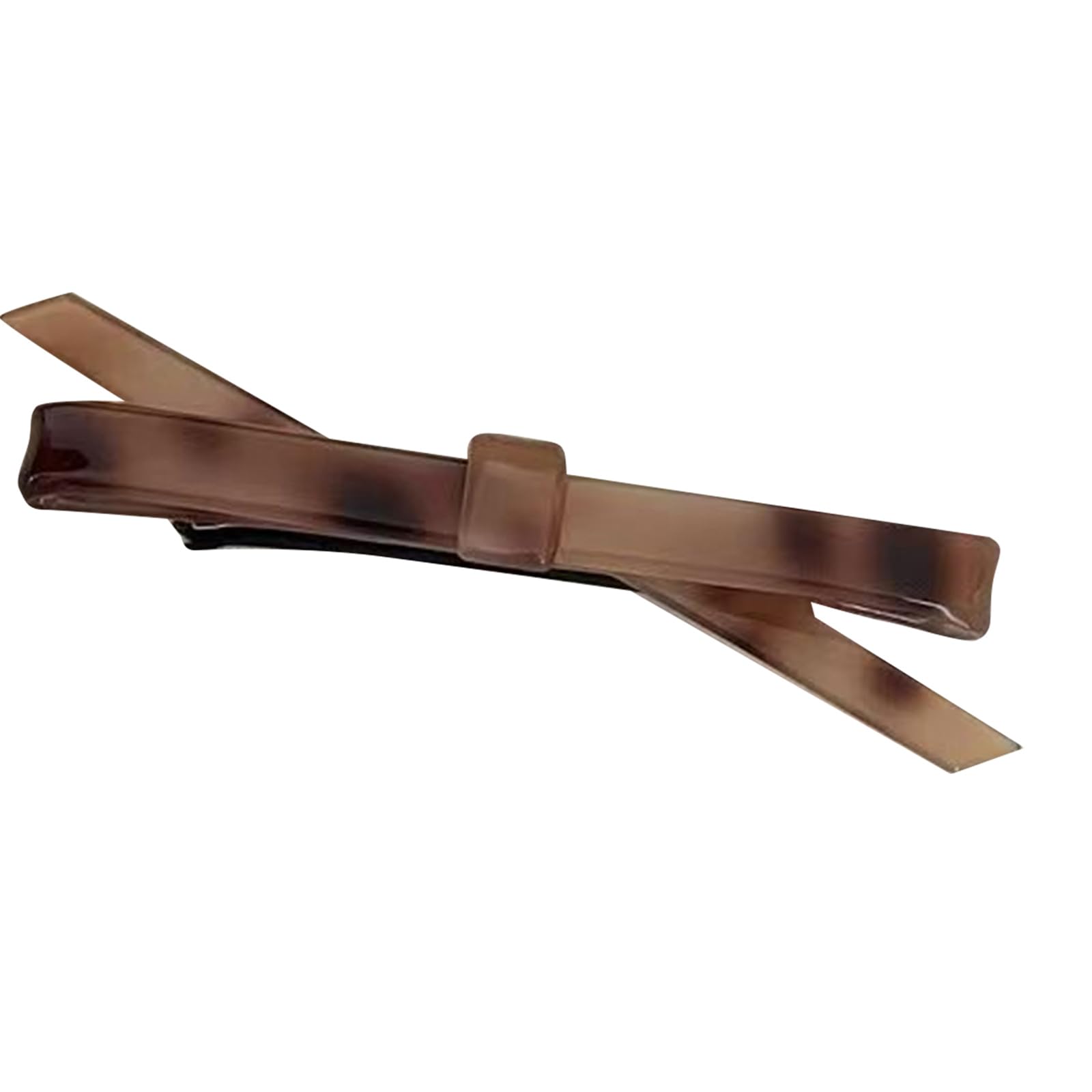 YUXITA Elegant Hair Clip Barrette Sweet Fashionable Flat Clip Hairpin Acetate Bow for Bunches