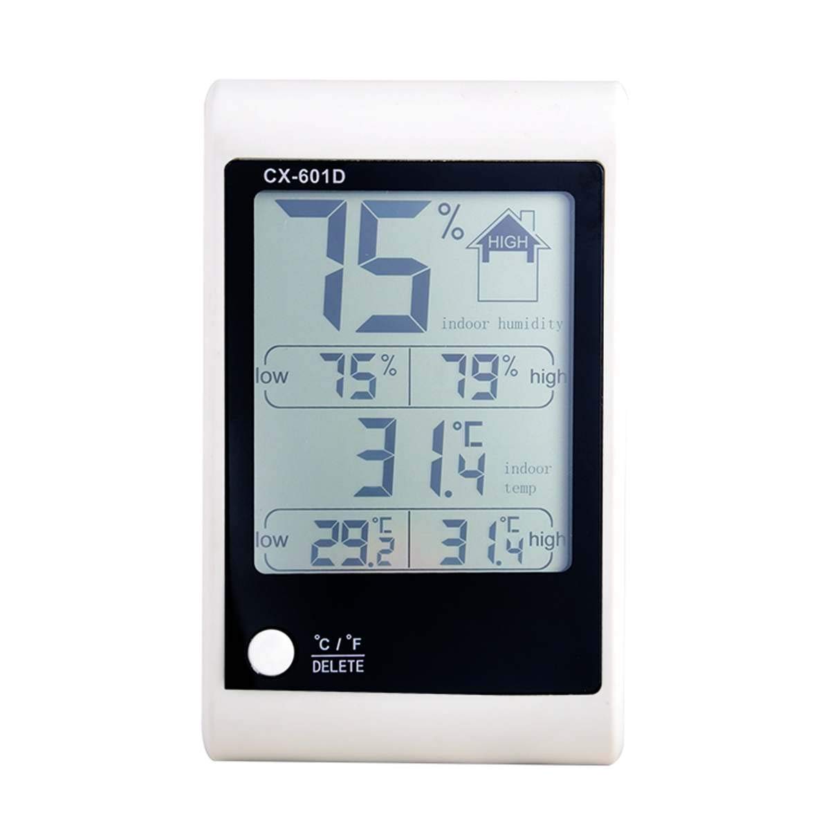 PNAWLLCF-65 Higrómetro Digital del Termómetro De Interior LCD, Termómetro Electrónico De Alta Precisión E Higrómetro, Función De Memoria