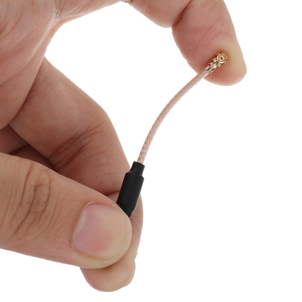 Antenne FPV 2 DBi 65 Mm U.FL IPEX Pour Drone RC – Lot De 2, Omnidirectionnelle, RG178, Ultra-légère