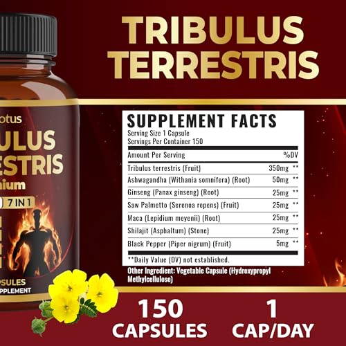 image for Zolotus Tribulus Terrestris Supplement for Men & Women, 5-Month Supply