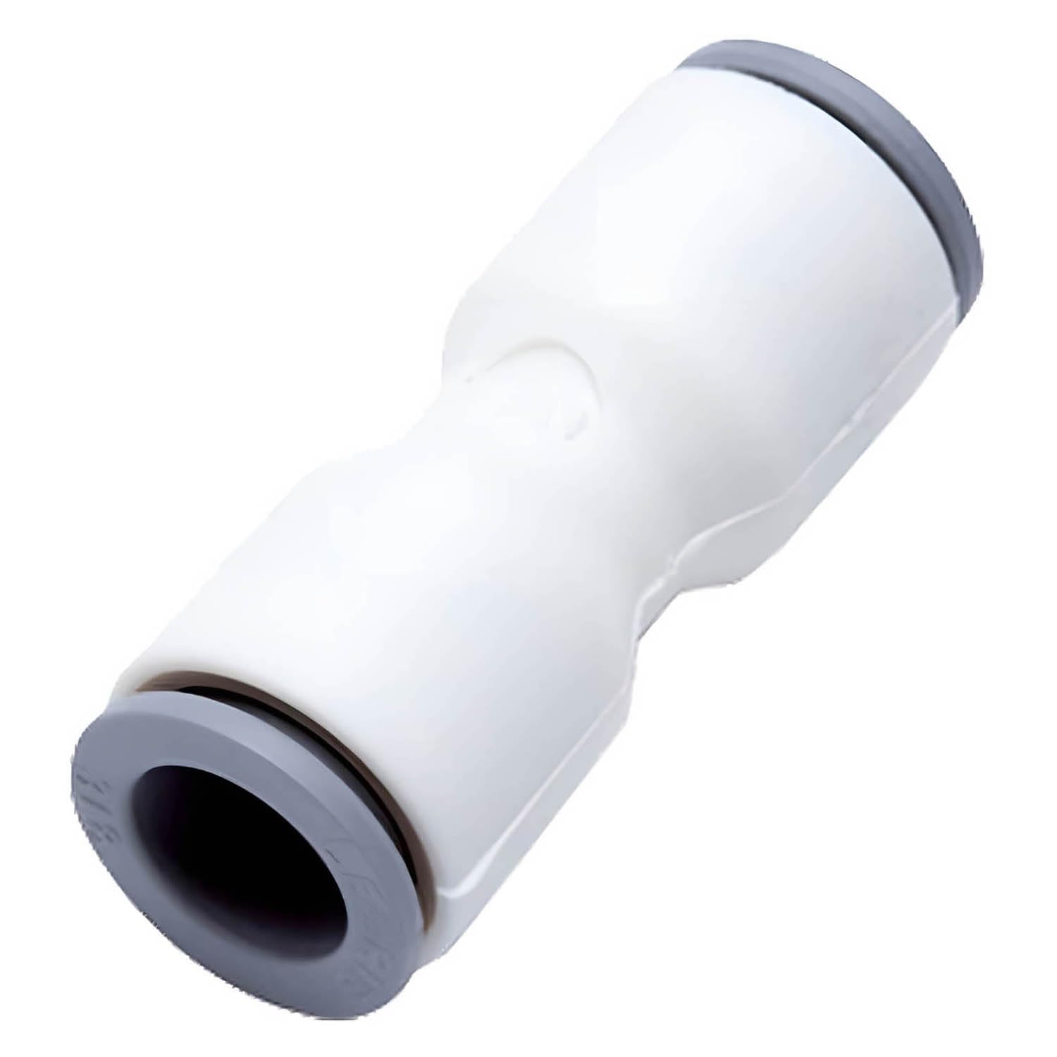 Parker Hannifin 6306 60 62WP2 LIQUIfit Polymer Body Union Connector Fitting, 3/8" Push-to-Connect Tube x 1/2" Push-to-Connect Tube